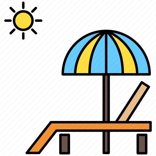 Beach, umbrella, summer, vacation icon - Download on Iconfinder