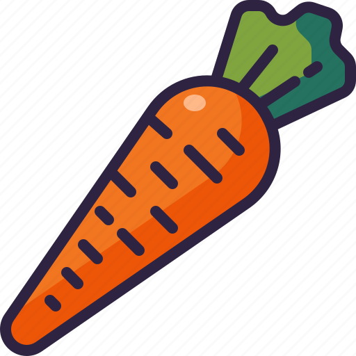 Carrot, vegetable, food, vegetarian, organic, vegan, healthy icon - Download on Iconfinder