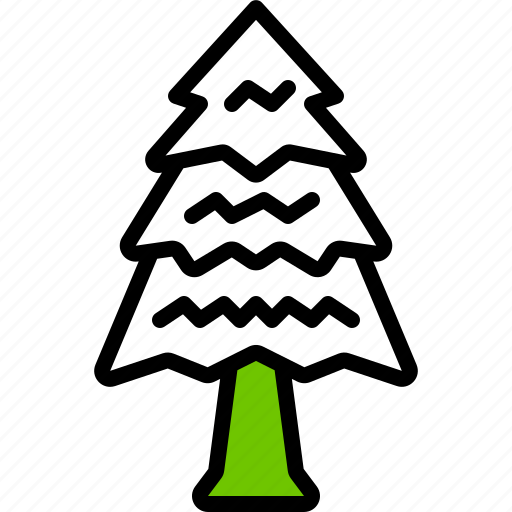 Pine, tree, woodland, forest, nature icon - Download on Iconfinder