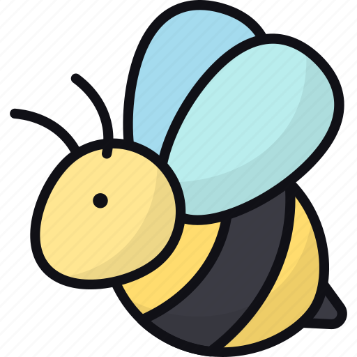 Bee, insect, wildlife, honey, animal, bug icon - Download on Iconfinder