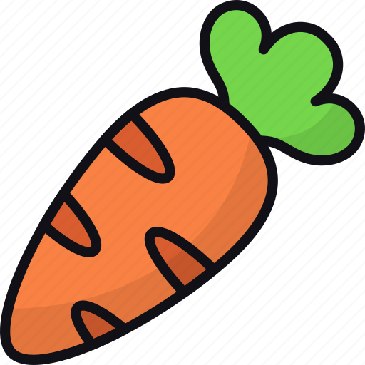 Carrot, vegetable, organic, diet, vegan, healthy food icon - Download on Iconfinder