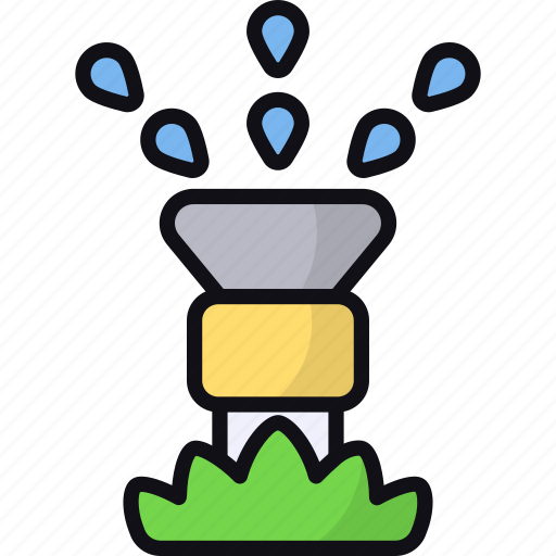 Sprinkler, gardening, yard, watering, irrigation, agriculture icon - Download on Iconfinder