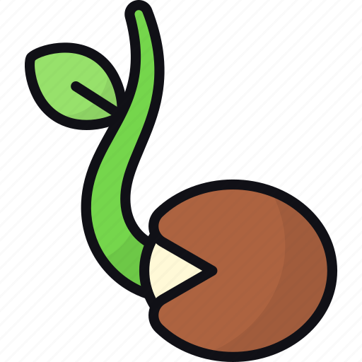 Sprout, seed, plant, agriculture, gardening, botanical icon - Download on Iconfinder