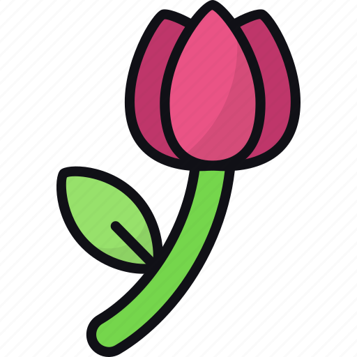 Tulip, floral, plant, spring, flower, garden icon - Download on Iconfinder