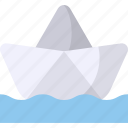 paper boat, origami, paper craft, childhood, toy, paper folding