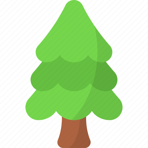Pine tree, conifer tree, nature, forest, wood icon - Download on Iconfinder