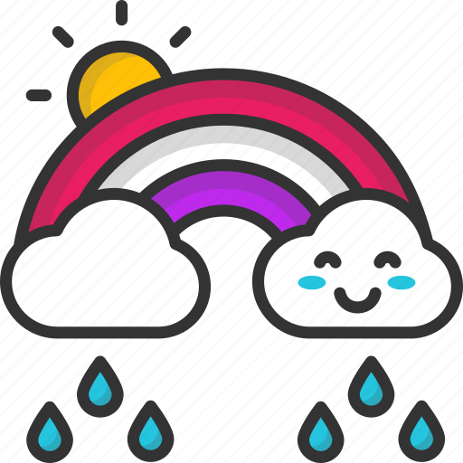 Cloud, rainbow, sky, spring icon - Download on Iconfinder