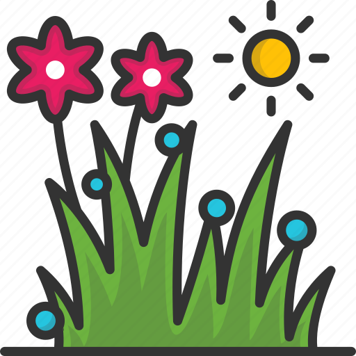 Flowers, garden, grass, spring icon - Download on Iconfinder