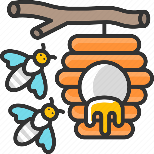 Bee, bee hive, beehive, bees, hive icon - Download on Iconfinder