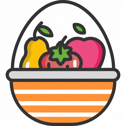 Basket, food, fruit, fruits, vegan icon - Download on Iconfinder