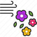 air, botanical, flower, flowers, petals