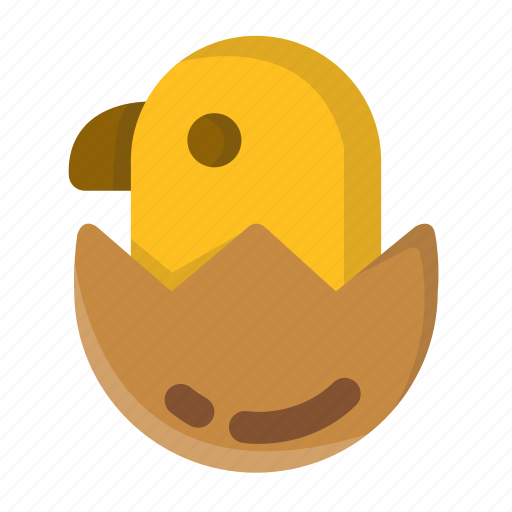 Animal, chick, chick hatching, egg, hatch, hatching, spring icon - Download on Iconfinder
