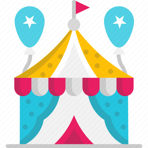 Circus, circus tent, cultures, entertainment, tent icon - Download on Iconfinder