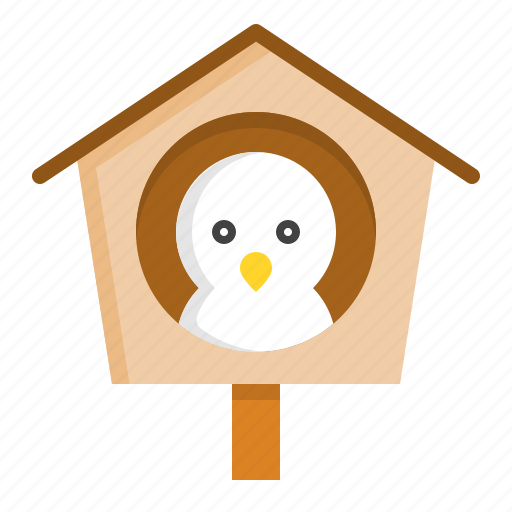 Bird, birdhouse, nest, spring icon - Download on Iconfinder