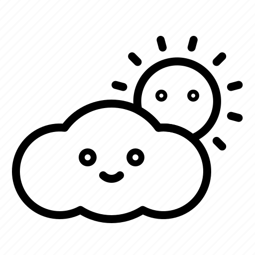 Cloud, cloudy, spring, sun icon - Download on Iconfinder