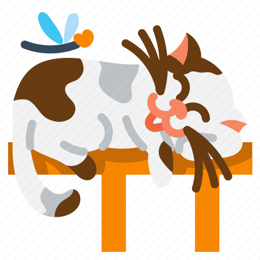 Animal, cat, cute, lazy, pet icon - Download on Iconfinder