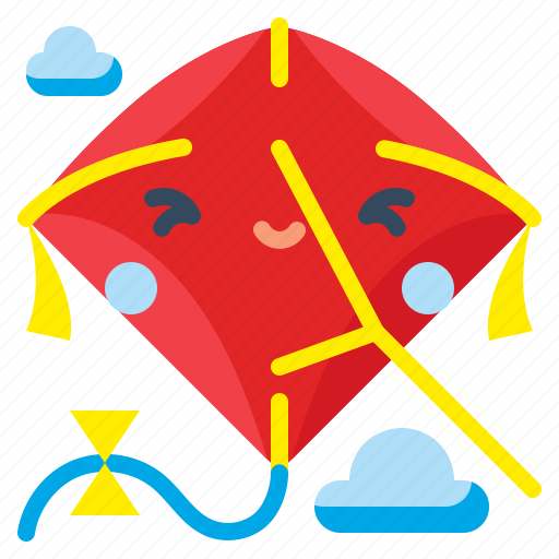Fly, fun, kite, sky, toy icon - Download on Iconfinder