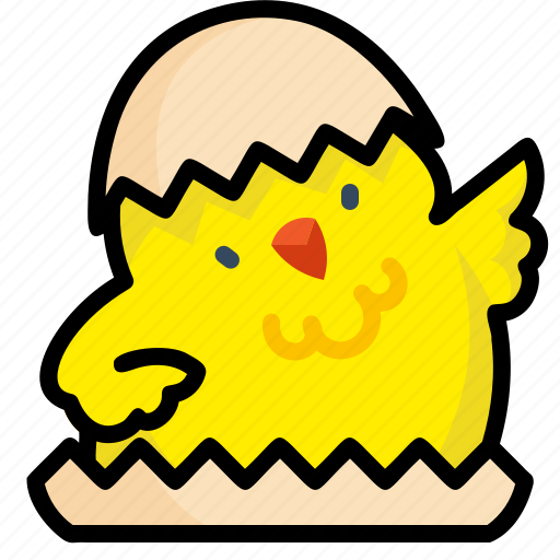Animal, chick, chicken, cute, egg icon - Download on Iconfinder