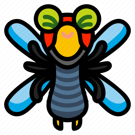 Dragonfly, fly, insect, nature, summer icon - Download on Iconfinder
