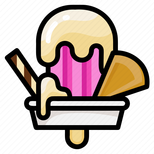 Cream, dessert, food, ice, icecream, sweet icon - Download on Iconfinder