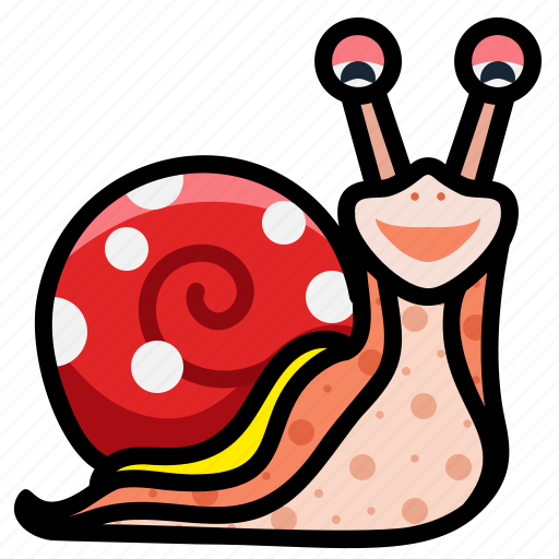 Garden, shell, slow, snail, spiral icon - Download on Iconfinder