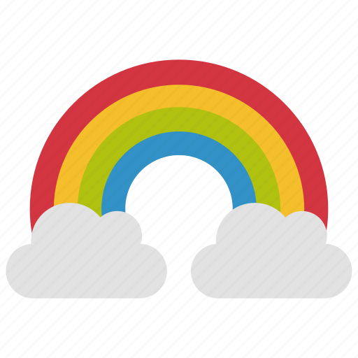 Rainbow, spring, weather, rain, sun icon - Download on Iconfinder