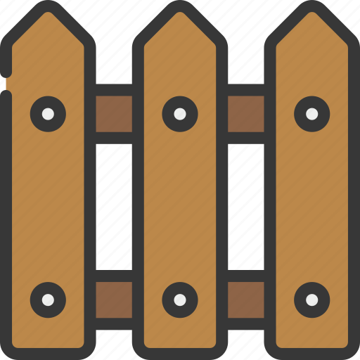 Fence, posts, spring, fencing, wooden, wood icon - Download on Iconfinder