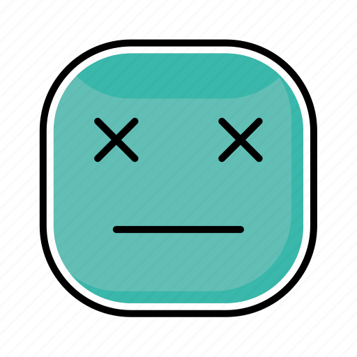 Dead, emoji, emotion, expression, face icon - Download on Iconfinder