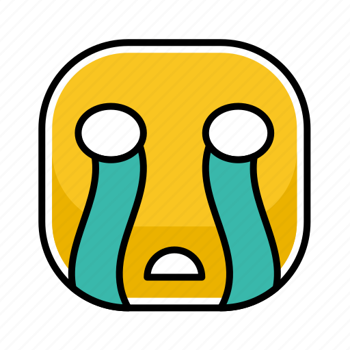 Cry, emoji, emotion, expression, face icon - Download on Iconfinder