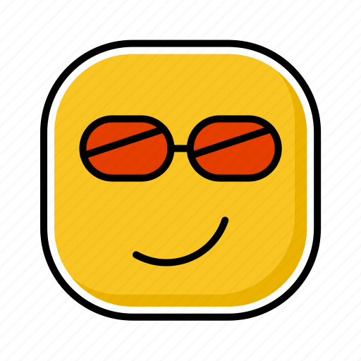 Cool, emoji, emotion, expression, face icon - Download on Iconfinder