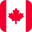 canada, canadian, flag, country, square, rounded, minimal, stylized, ca 