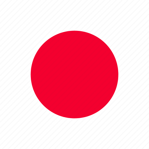 Japan, japanese, flag, country, square, rounded, language icon - Download on Iconfinder
