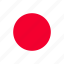 japan, japanese, flag, country, square, rounded, language, jp, asia 