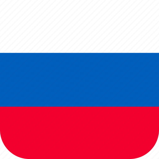Russia, russian, flag, country, square, rounded, language icon - Download on Iconfinder