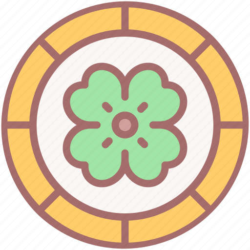 Coin, clover, gold, luck, leprechaun icon - Download on Iconfinder