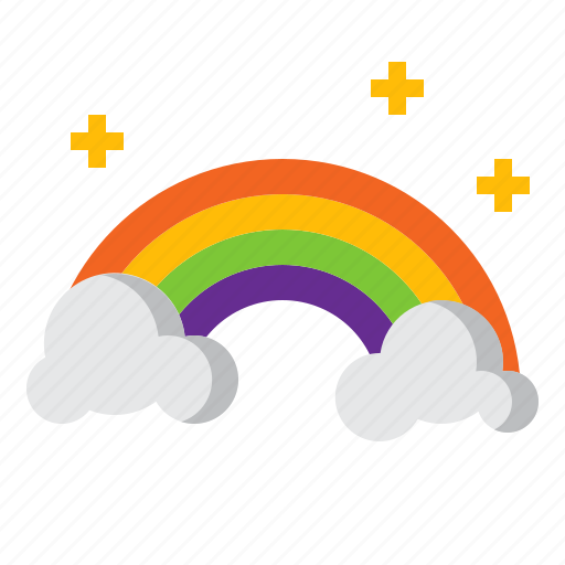 Atmospheric, cloud, rainbow, spectrum icon - Download on Iconfinder