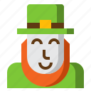 green, hat, ireland, irish, leaf, leprechaun, st. patrick's