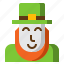 green, hat, ireland, irish, leaf, leprechaun, st. patrick&#x27;s 