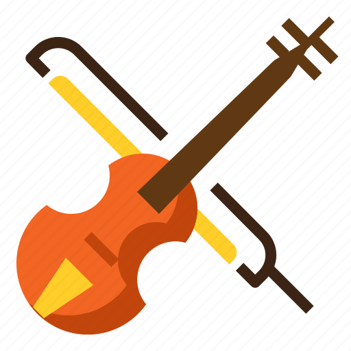 Fiddle, instrument, music, musical, orchestra, string, violin icon - Download on Iconfinder