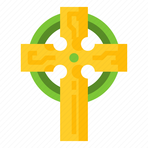 Celtic, christianity, cross, green, irish, sign, st.patrick icon - Download on Iconfinder