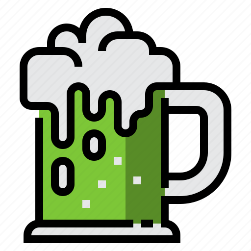 Alcohol, beer, drink, glass, green, st. patrick icon - Download on Iconfinder
