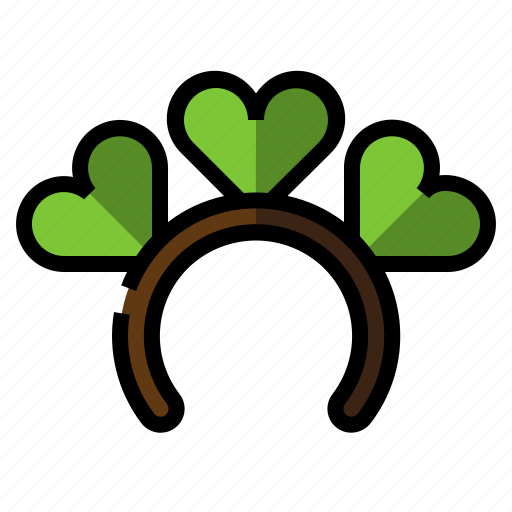 Clover, costume, headband, luck, st.patrick icon - Download on Iconfinder