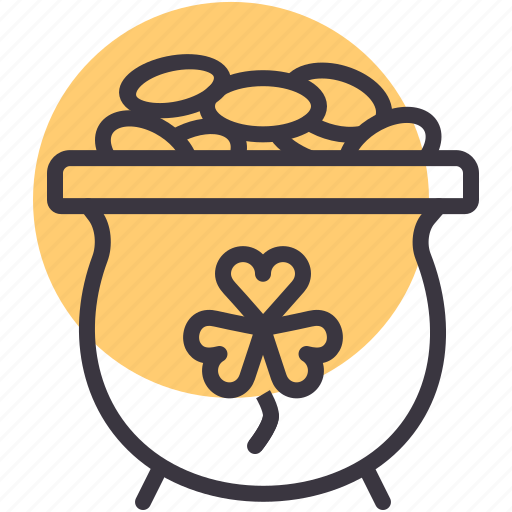Fortune, gold, luck, patricks, pot, saint, treasure icon - Download on Iconfinder