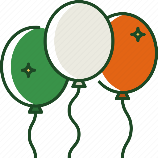 Balloons, celebration, party, decoration, balloon, irish, festival icon - Download on Iconfinder