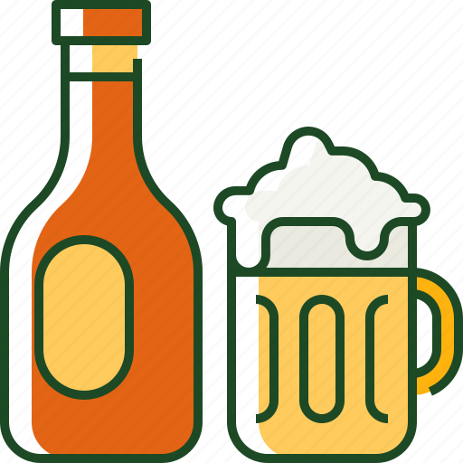 Beer, drink, alcohol, glass, bottle, beverage, bar icon - Download on Iconfinder