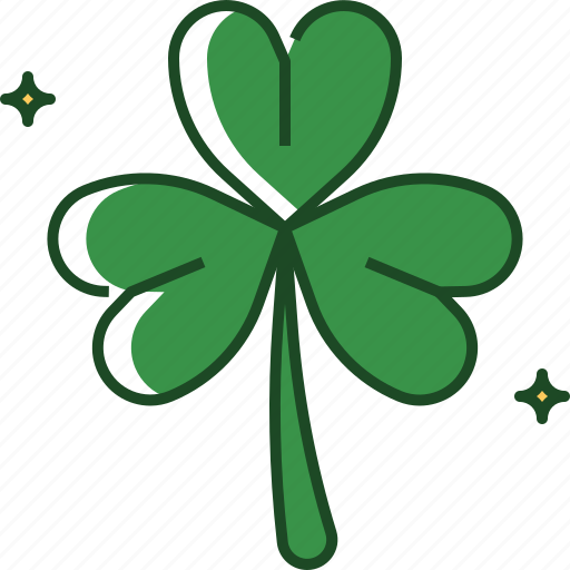 Clover, three leaf clover, nature, shamrock, st patricks day, irish, ireland icon - Download on Iconfinder