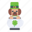 irish costume, irish girl, shamrock girl, patricks costume, irish woman 