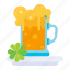 irish beer, leprechaun beer, leprechaun drink, beer, chilled beer 