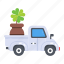 plant delivery, shamrock plant, pickup delivery, delivery truck, plant shipping 