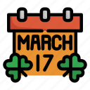st patricks day, calendar, festival, clover, march, celebration, cultures, ireland